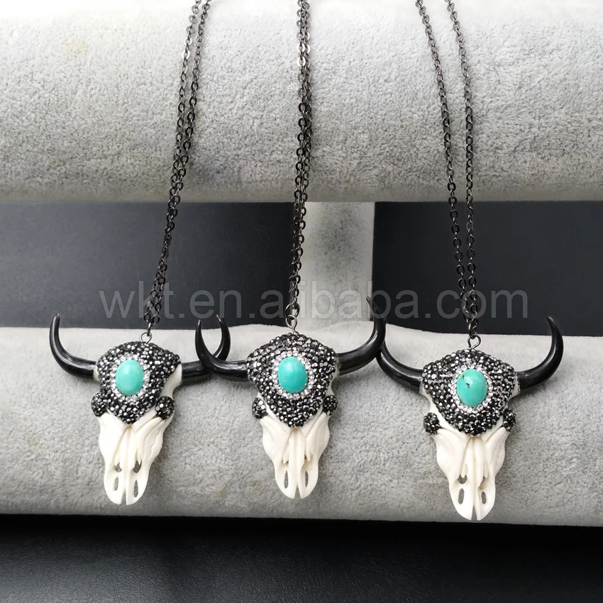 WT-NV128 Wholesale handmake rhinestone beads paved genuine buffalo horn necklace, Amazing gorgeous cattle head bone necklace
WT-NV128 Wholesale handmake rhinestone beads paved genuine buffalo horn necklace, Amazing gorgeous cattle head bone necklace