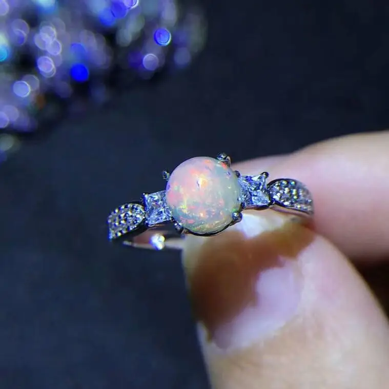 Seckill Big Discount only for 5pcs Natural OPal ring Fashion Ring REAL S925 sterling silver inlaid Natural OPal ring 6mm
Seckill Big Discount only for 5pcs Natural OPal ring Fashion Ring REAL S925 sterling silver inlaid Natural OPal ring 6mm