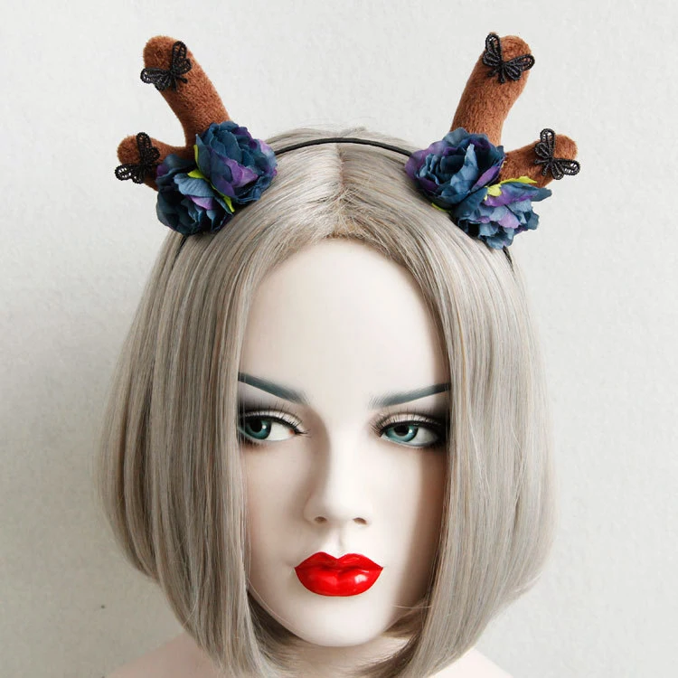 MIARA.L beautiful decorated with butterfly elk headband in 2018 Christmas Eve party for girls
MIARA.L beautiful decorated with butterfly elk headband in 2018 Christmas Eve party for girls