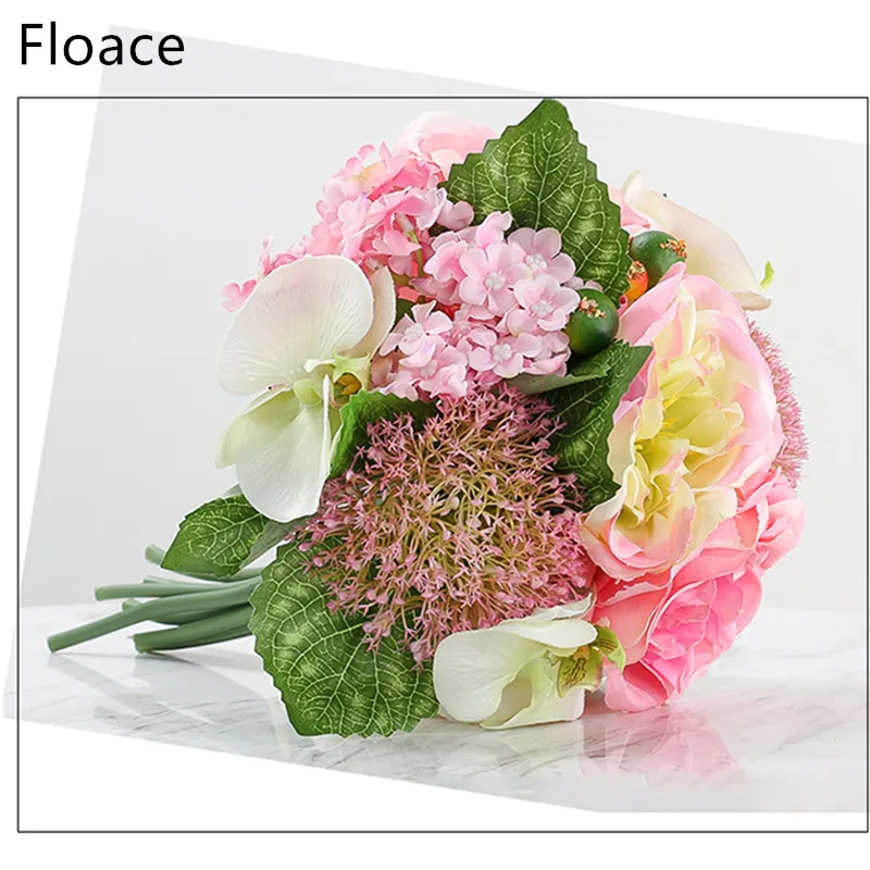 One Set mix hydrangea orchid silk artificial roses decorative wedding flowers fake peony for home room
One Set mix hydrangea orchid silk artificial roses decorative wedding flowers fake peony for home room