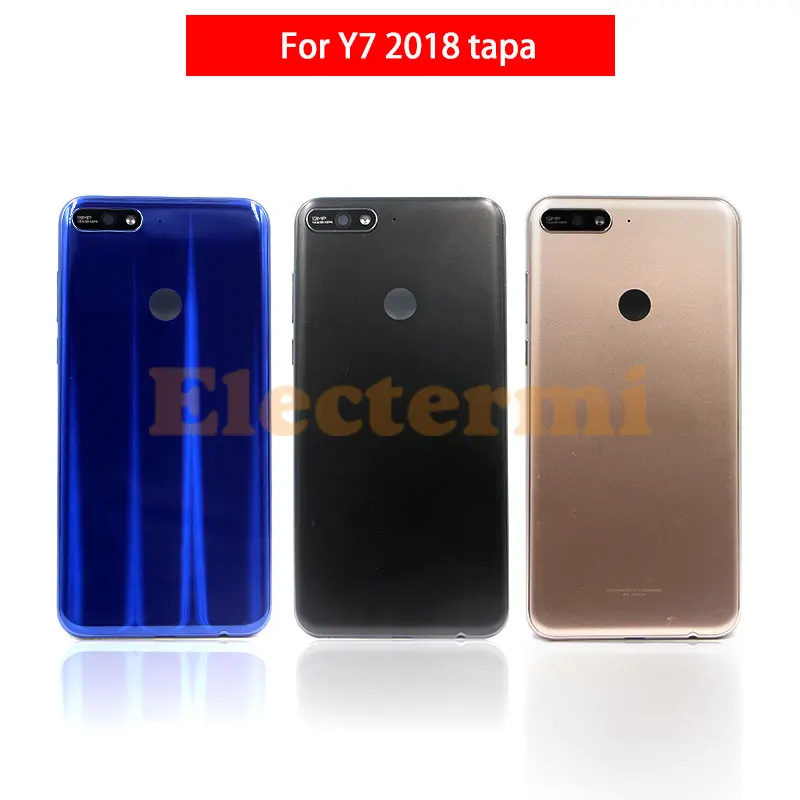 20 шт. бесплатная доставка Y7 Prime 2018 задняя крышка батарейного отсека чехол для Huawei