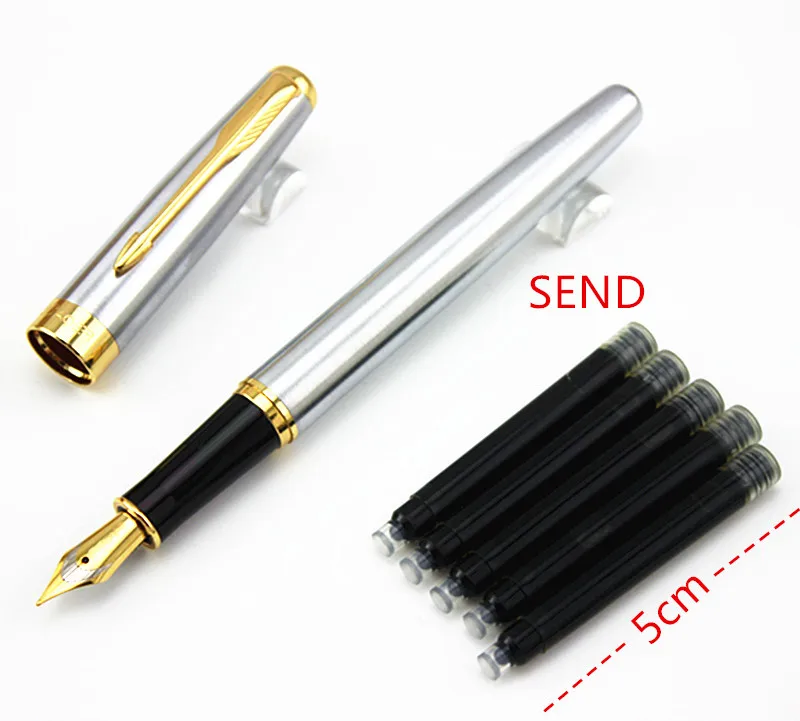 Original Brand 338 Stainless Steel Fountain Pen For Calligraphy Writing Office School Supplies
Original Brand 338 Stainless Steel Fountain Pen For Calligraphy Writing Office School Supplies