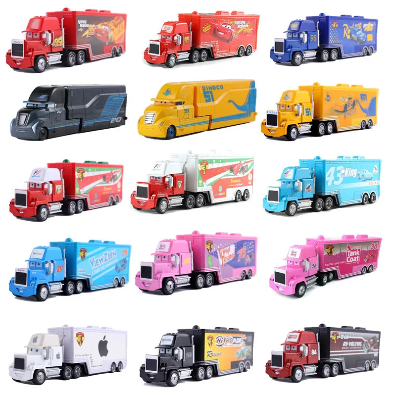 Disney Pixar Car 3 Truck Kingdom Mike Green 82 Truck Combination 1:55 Die Cast Metal Alloy Model Toy Car Children's Gifts
Disney Pixar Car 3 Truck Kingdom Mike Green 82 Truck Combination 1:55 Die Cast Metal Alloy Model Toy Car Children's Gifts