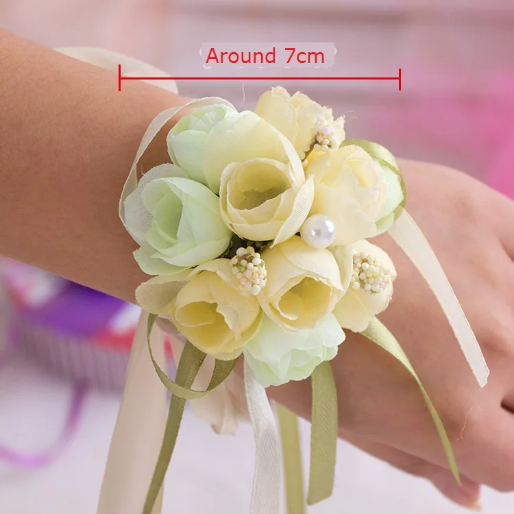 Wedding Bride Favors Bridal Bridesmaid Wrist Flower Sister Rose Hand Artificial Flower Han Style New Props Ribbon Simulation
Wedding Bride Favors Bridal Bridesmaid Wrist Flower Sister Rose Hand Artificial Flower Han Style New Props Ribbon Simulation