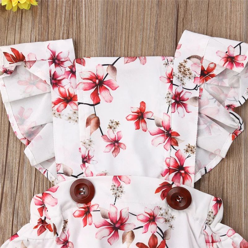 Newborn Child Baby Girl Floral Flower Jumpsuit Clothes Summer Cotton Comfortable Sweet Cute Newborn Baby Girls Romper
Newborn Child Baby Girl Floral Flower Jumpsuit Clothes Summer Cotton Comfortable Sweet Cute Newborn Baby Girls Romper