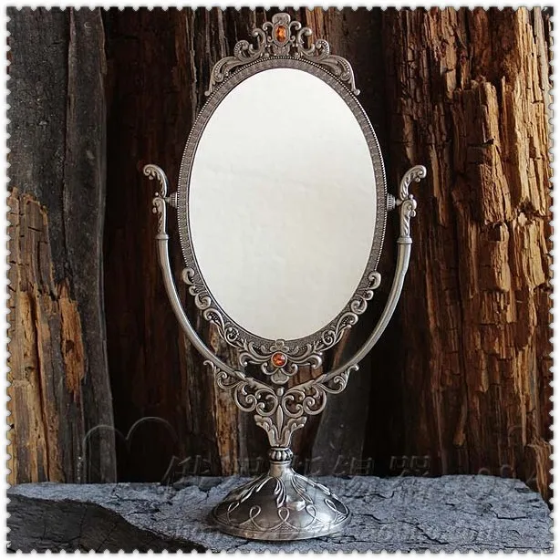 vintage oval 360 rotating double face desktop table makeup cosmetic mirror embossed cut-out pocket mirror espelho J003
vintage oval 360 rotating double face desktop table makeup cosmetic mirror embossed cut-out pocket mirror espelho J003
