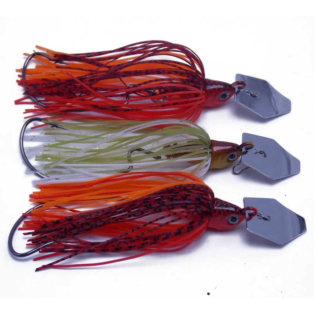 3PCS Special bladed swim fishing jigs bait 0.5oz with free-flowing rubber Lures skirt
3PCS Special bladed swim fishing jigs bait 0.5oz with free-flowing rubber Lures skirt