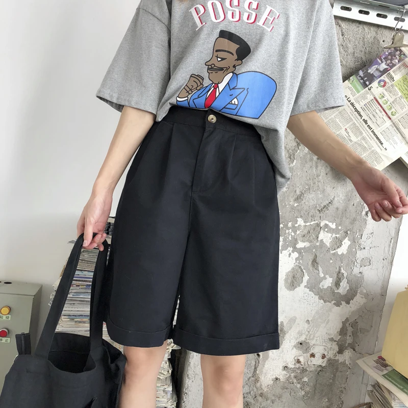 Half Length Vintage Cotton Shorts Summer Knee Length Office Lady Fashion Loose Casual Shorts Women Mini Trousers with Pockets XL
Half Length Vintage Cotton Shorts Summer Knee Length Office Lady Fashion Loose Casual Shorts Women Mini Trousers with Pockets XL