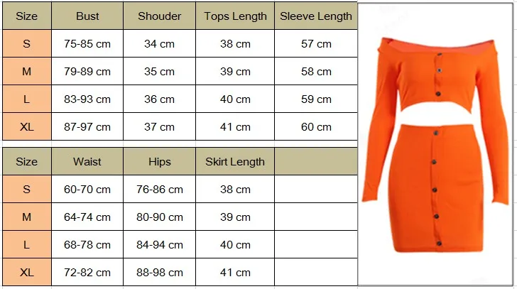 2 Piece Women Bodycon Crop Top and Skirt Set 2019 Summer Off Shoulder Long Sleeve Tops + Mini Skirts Button Solid Clothes Set
2 Piece Women Bodycon Crop Top and Skirt Set 2019 Summer Off Shoulder Long Sleeve Tops + Mini Skirts Button Solid Clothes Set