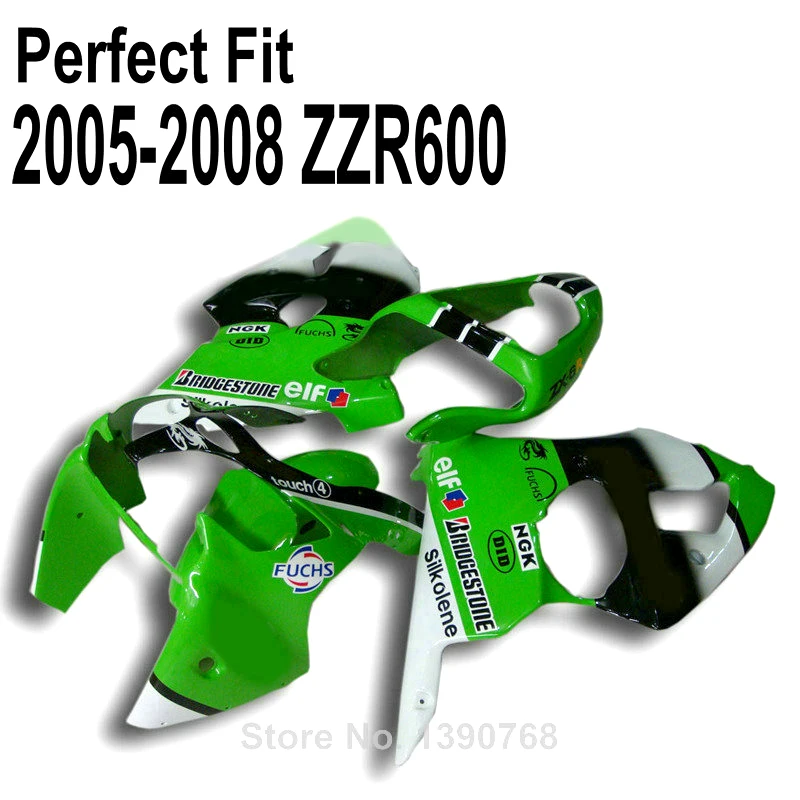Customize Injection Fairing Kit For Kawasaki ZZR2005 2007 2008 05 07 08 Green ABS Fairings SZ51
Customize Injection Fairing Kit For Kawasaki ZZR2005 2007 2008 05 07 08 Green ABS Fairings SZ51