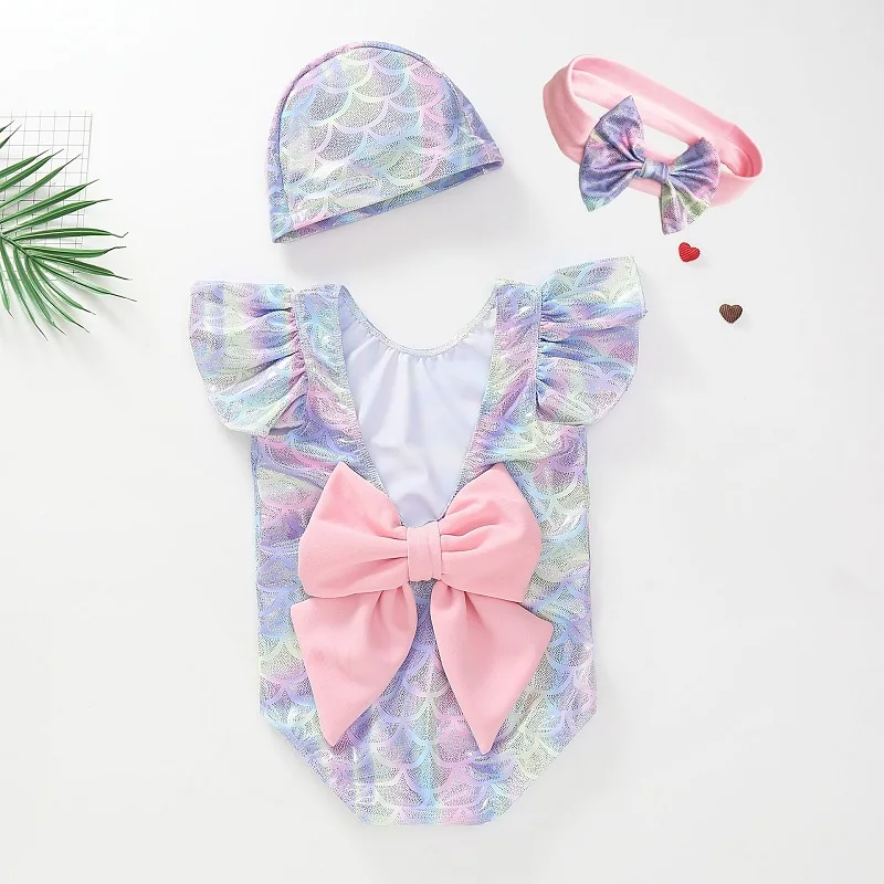 3pcs/set Ins Summer baby one piece swimwear girl Cut Swim wear Kids Mermaid Princess swimsuit bikini dresses Free Hat 0-7Y
3pcs/set Ins Summer baby one piece swimwear girl Cut Swim wear Kids Mermaid Princess swimsuit bikini dresses Free Hat 0-7Y