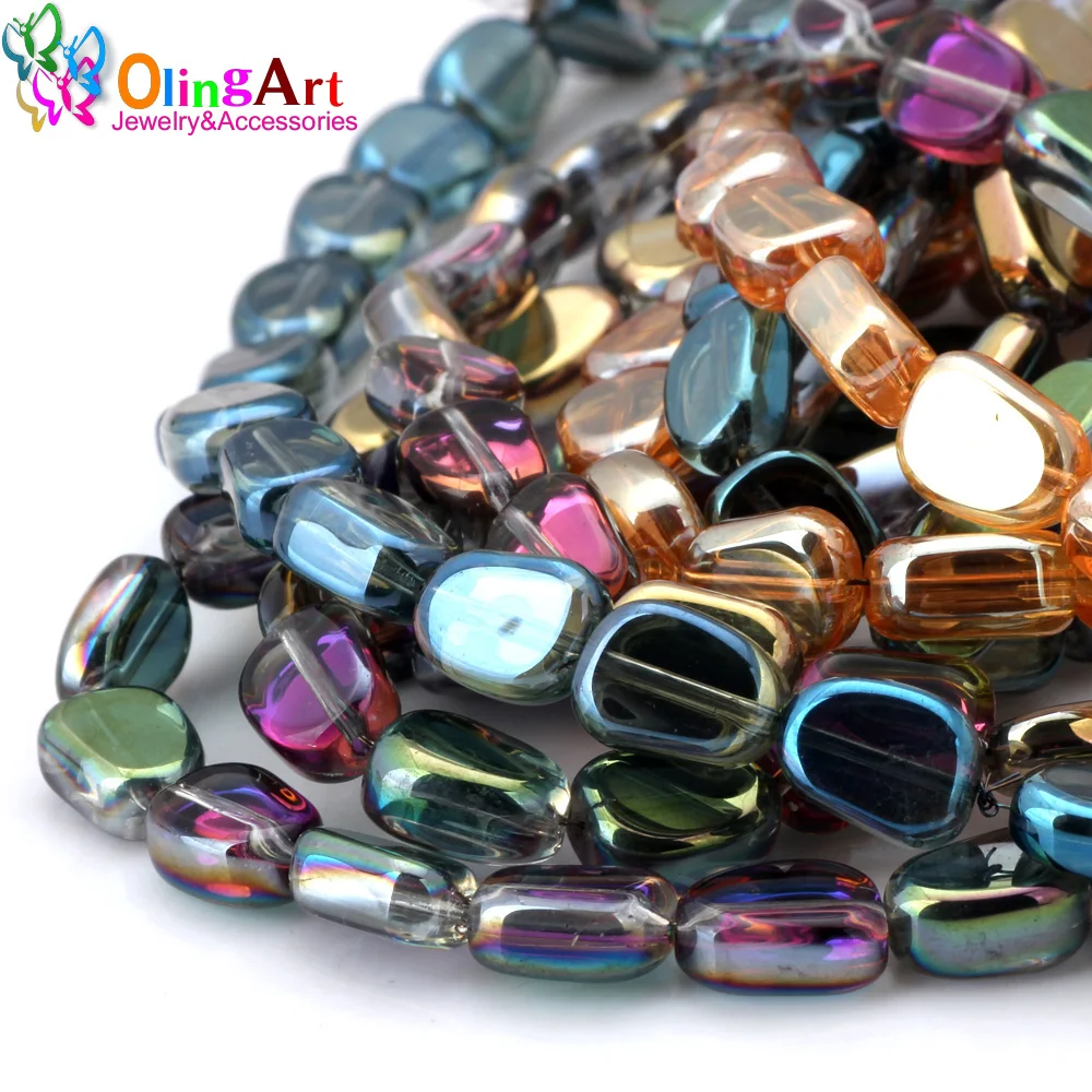OlingArt 10MM 12pcs/lot Glass crystal Colorful dream plating Mixed Broad bean shape beads DIY necklace Bracelet jewelry making
OlingArt 10MM 12pcs/lot Glass crystal Colorful dream plating Mixed Broad bean shape beads DIY necklace Bracelet jewelry making