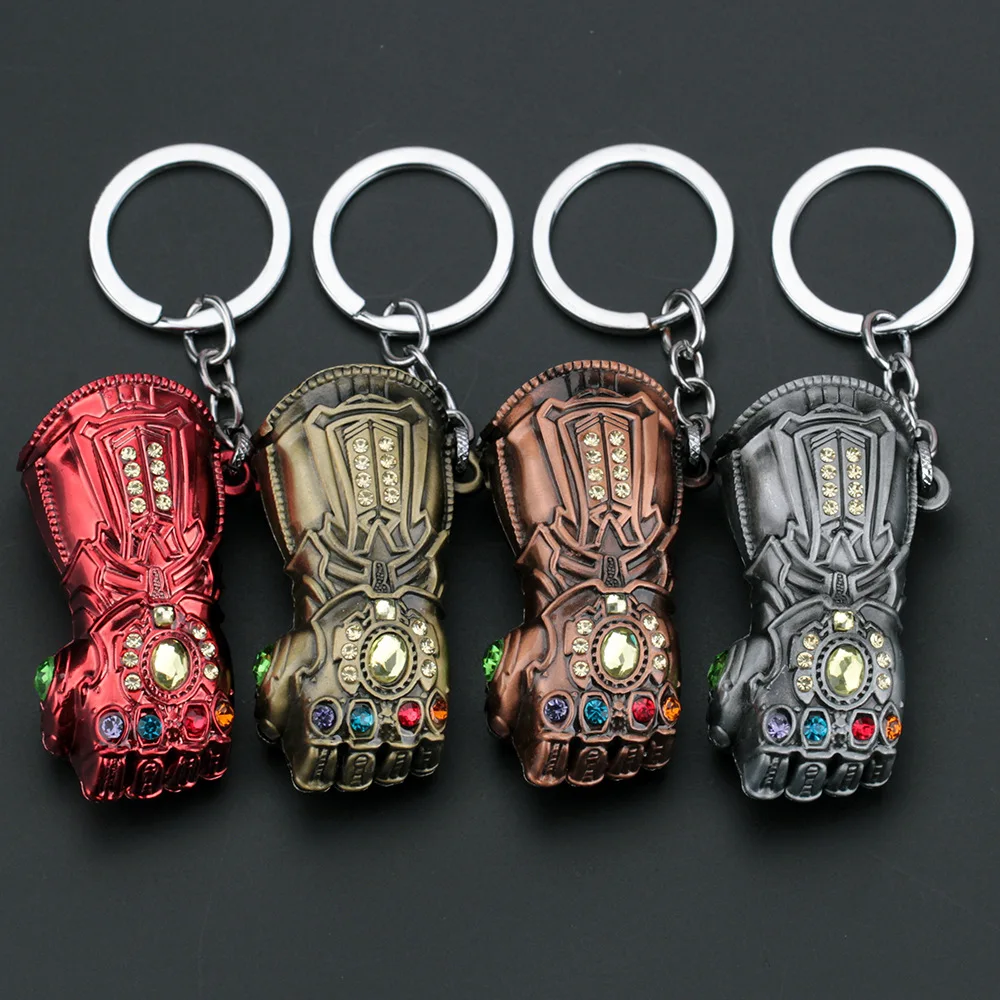 Avengers 4 Endgame Thanos Gloves Keychain Infinity Gauntlet Class of Infinite Power Key Chains For Women Men Jewelry porte clef
Avengers 4 Endgame Thanos Gloves Keychain Infinity Gauntlet Class of Infinite Power Key Chains For Women Men Jewelry porte clef