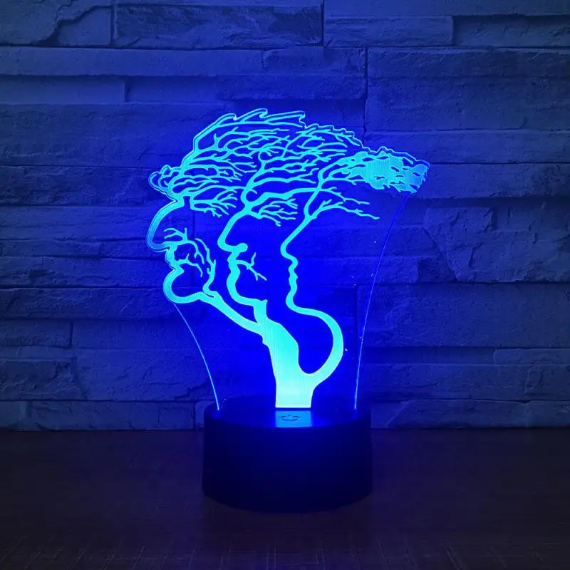 7 Color Changing 3D RGB illusion Tree Model LED Night Lights Vision Atmosphere Mood Lamp Novelty Gifts Child Kids Bedroom Decor
7 Color Changing 3D RGB illusion Tree Model LED Night Lights Vision Atmosphere Mood Lamp Novelty Gifts Child Kids Bedroom Decor