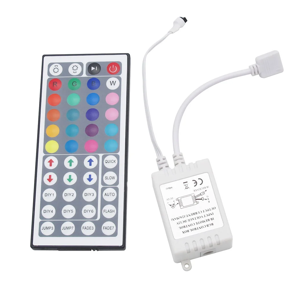 44 Key DC 12V 6A IR Infrared Remote Controller Dimmer Sound Control 20 Colors for LED Strip Light
44 Key DC 12V 6A IR Infrared Remote Controller Dimmer Sound Control 20 Colors for LED Strip Light