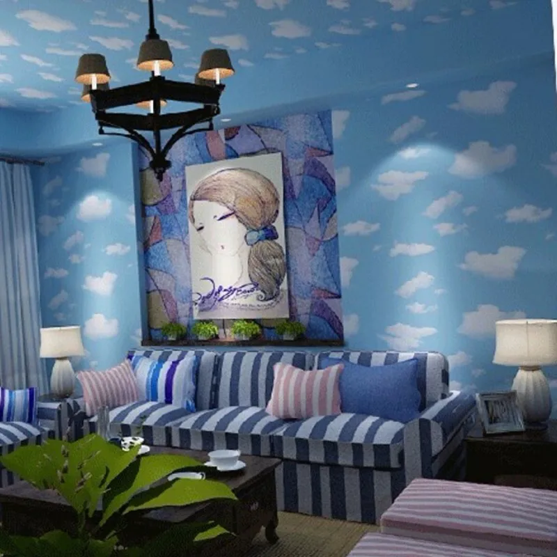 Beibehang Blue sky wallpaper blue sky roof minimalist living room bedroom children's room ceiling wallpaper background wallpaper
Beibehang Blue sky wallpaper blue sky roof minimalist living room bedroom children's room ceiling wallpaper background wallpaper