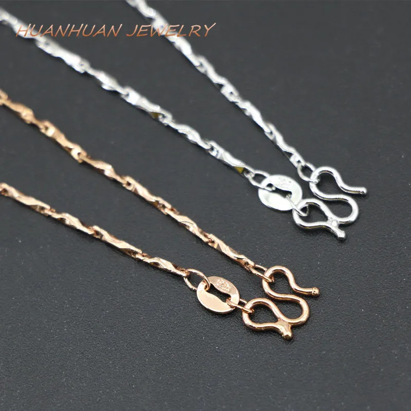 Hot Sale Link Chain Necklace For Women 1mm Copper Stainless Steel Chokers Chains Love Gift Fit Diy Pendant Jewelry 18inch B3383
Hot Sale Link Chain Necklace For Women 1mm Copper Stainless Steel Chokers Chains Love Gift Fit Diy Pendant Jewelry 18inch B3383