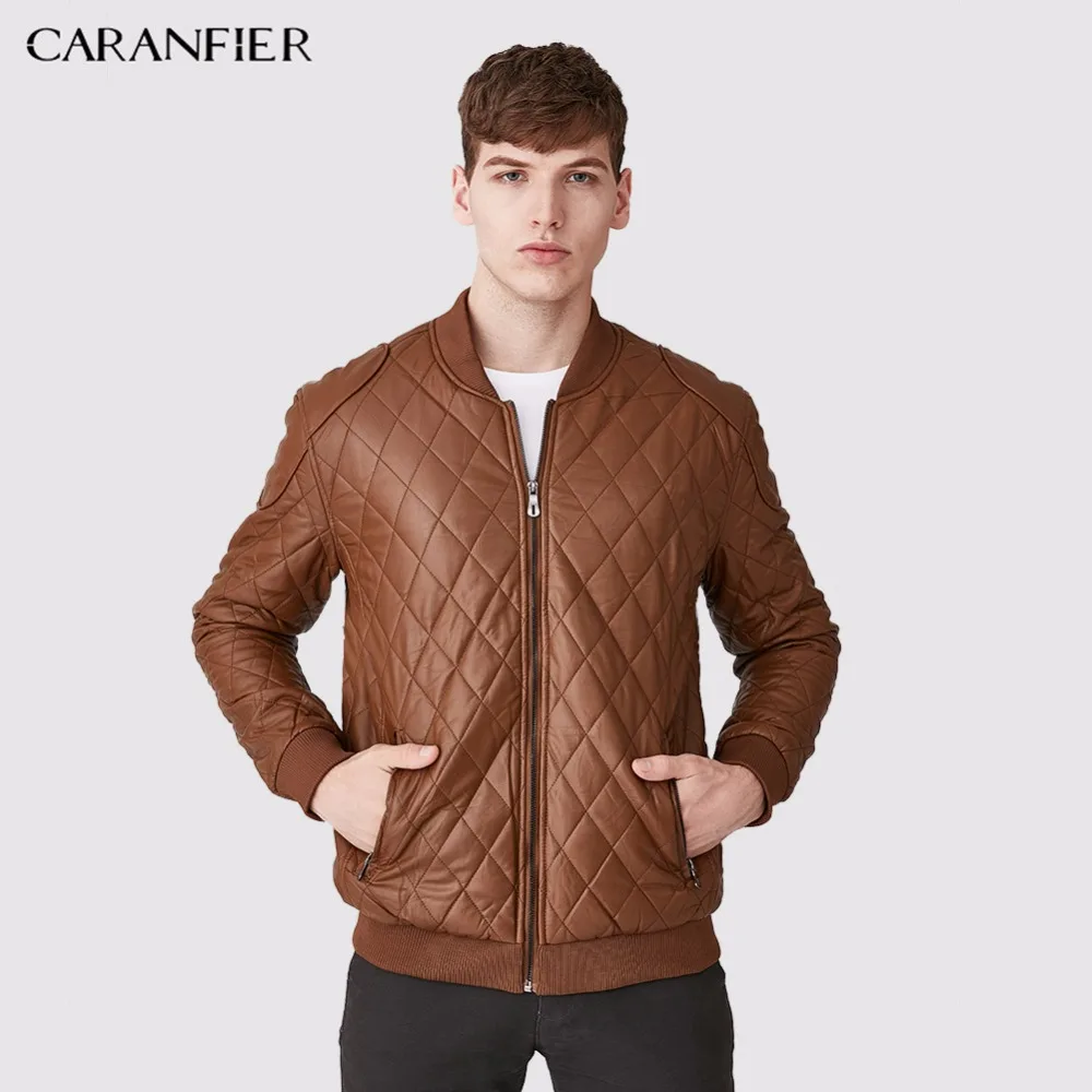 CARANFIER New Men High Quality Leather Jacket Plaid Male Fashion Warm Black Casual Businessmen Style Motorcycle Jacket Men
CARANFIER New Men High Quality Leather Jacket Plaid Male Fashion Warm Black Casual Businessmen Style Motorcycle Jacket Men