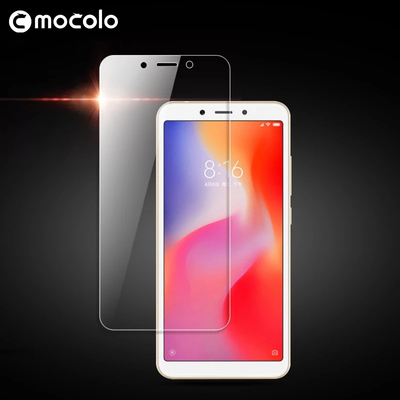 2 шт./лот 9H 2.5D Защитное стекло для экрана Xiaomi Redmi 6 Закаленное Защитная пленка |