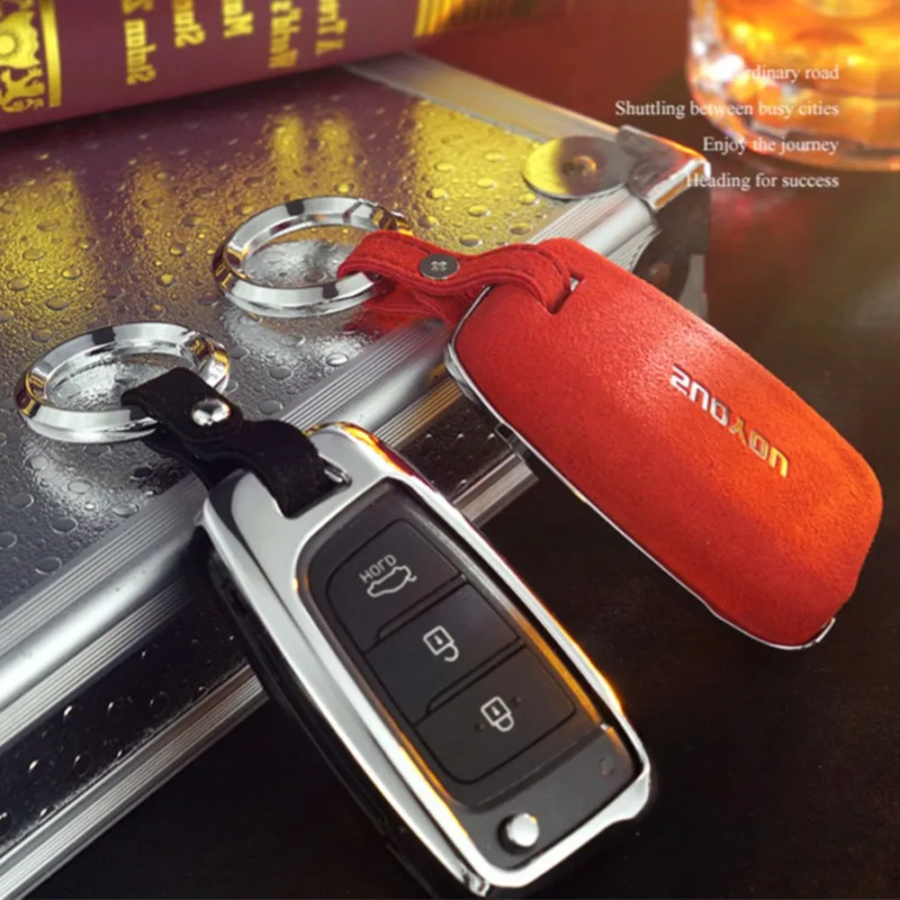Cover Key Fob Case Protector Genuine Leather+Galvanized Alloy For Hyundai Elantra Solaris 2017 Santa
Cover Key Fob Case Protector Genuine Leather+Galvanized Alloy For Hyundai Elantra Solaris 2017 Santa