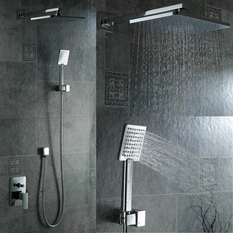 Free Shipping Bathroom Shower Faucet Kit 12 Inch Shower Head Luxury Wall Mounted Luxury Square Shower Set B-S1212B
Free Shipping Bathroom Shower Faucet Kit 12 Inch Shower Head Luxury Wall Mounted Luxury Square Shower Set B-S1212B