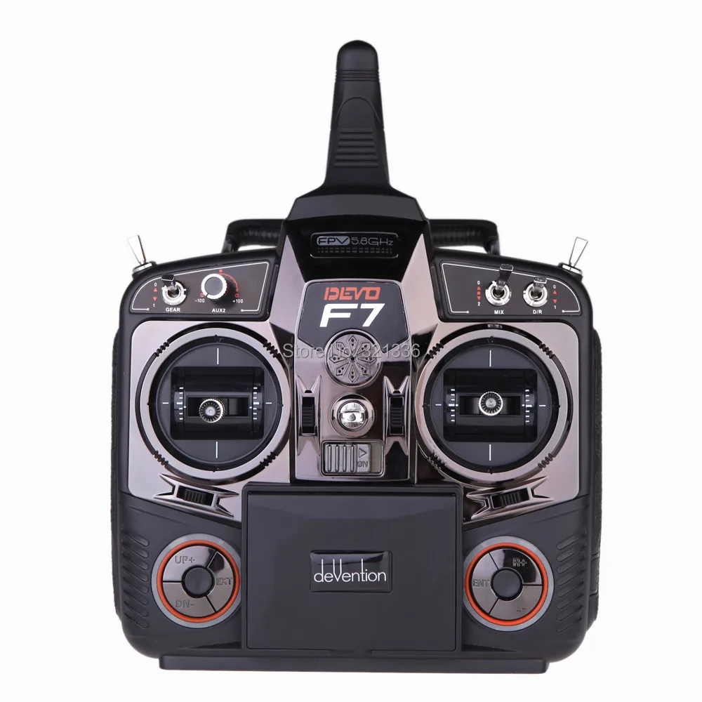 Радиоуправляемая антенна Walkera DEVO F7, 2,4 ГГц, 7 каналов, передача изображения в реальном времени, 5,8 ГГц, FPV, модель 2
Радиоуправляемая антенна Walkera DEVO F7, 2,4 ГГц, 7 каналов, передача изображения в реальном времени, 5,8 ГГц, FPV, модель 2