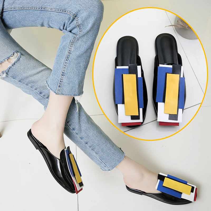 Brand Mixed Colors Flats Women Spring 2019 Big Size 32-43 Hot Sale Casual Low Heels Women Leather Shoes Woman Slip-on Date Shoe
Brand Mixed Colors Flats Women Spring 2019 Big Size 32-43 Hot Sale Casual Low Heels Women Leather Shoes Woman Slip-on Date Shoe