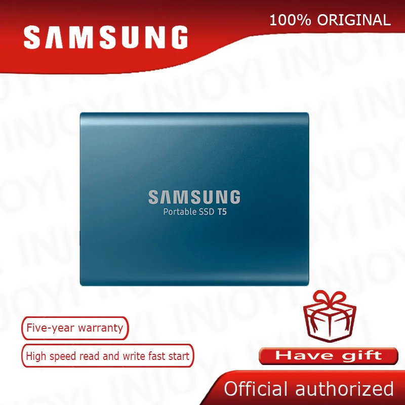 Samsung SSD T5 портативный 250 ГБ 500 1 ТБ 2 USB3.1 внешний твердотельный накопитель USB 3 Gen2 и