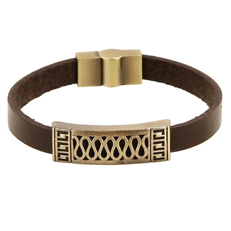 JUJIE Magnet Buckle Claps Leather Bracelets Punk Vintage Infinite Bracelet Metal Cuff Bangles For Women&Man Leather Jewelry
JUJIE Magnet Buckle Claps Leather Bracelets Punk Vintage Infinite Bracelet Metal Cuff Bangles For Women&Man Leather Jewelry