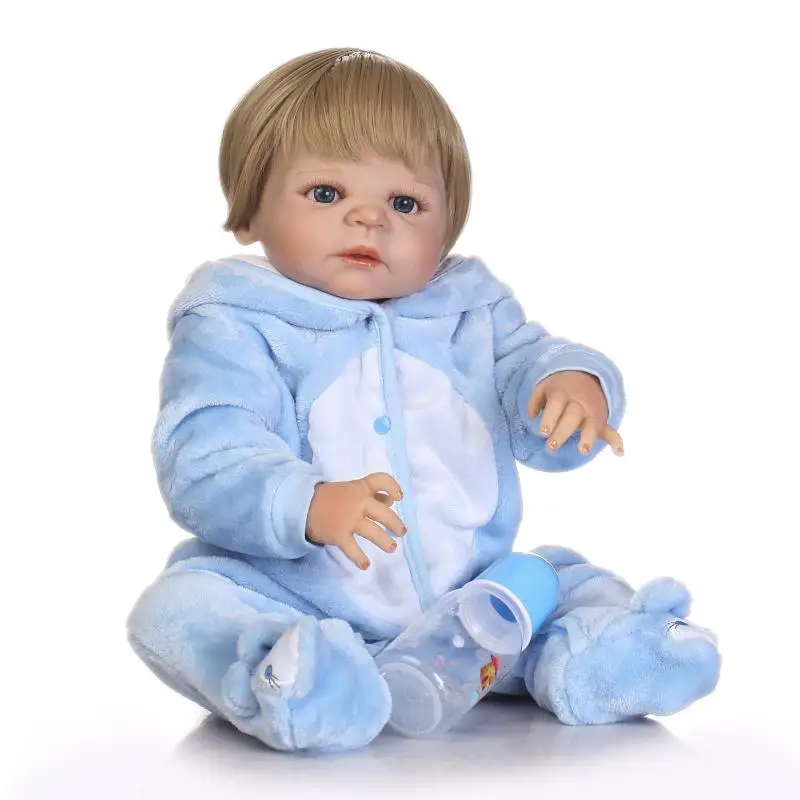 23Inch Full Silicone Reborn Baby Boy Newborn Baby Doll Can Bath For Sale Lifelike Baby Alive Dolls Kids Bonecas
23Inch Full Silicone Reborn Baby Boy Newborn Baby Doll Can Bath For Sale Lifelike Baby Alive Dolls Kids Bonecas