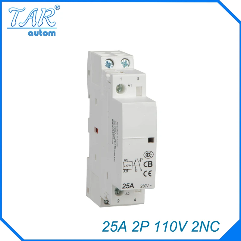 25A 2P 2NC 110V Modulus of household AC mini contactor,home contactor, Hotel Restaurant modular contactor
25A 2P 2NC 110V Modulus of household AC mini contactor,home contactor, Hotel Restaurant modular contactor