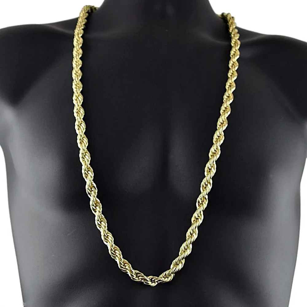 new rendy 75cm Men's hip hop Necklace 316L Stainless Steel 8mm Huge Wheat Rope Necklace Chains Necklace Link chain CARA1106
new rendy 75cm Men's hip hop Necklace 316L Stainless Steel 8mm Huge Wheat Rope Necklace Chains Necklace Link chain CARA1106