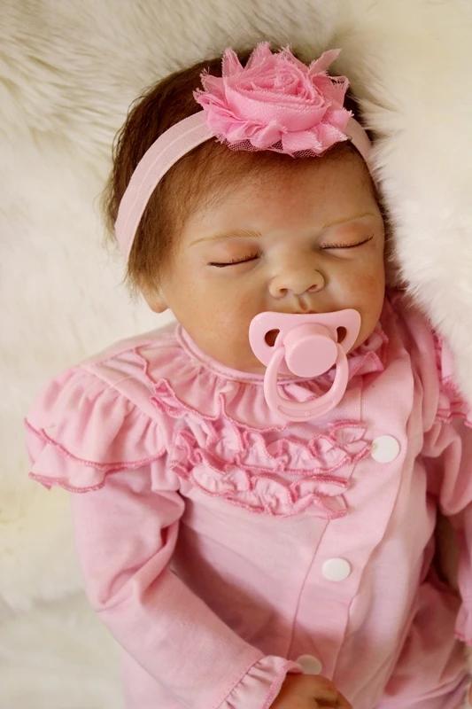 Bebe doll reborn 55cm Silicone reborn baby doll adorable Lifelike toddler Bonecas girl kid menina de silicone newborn bonecas
Bebe doll reborn 55cm Silicone reborn baby doll adorable Lifelike toddler Bonecas girl kid menina de silicone newborn bonecas