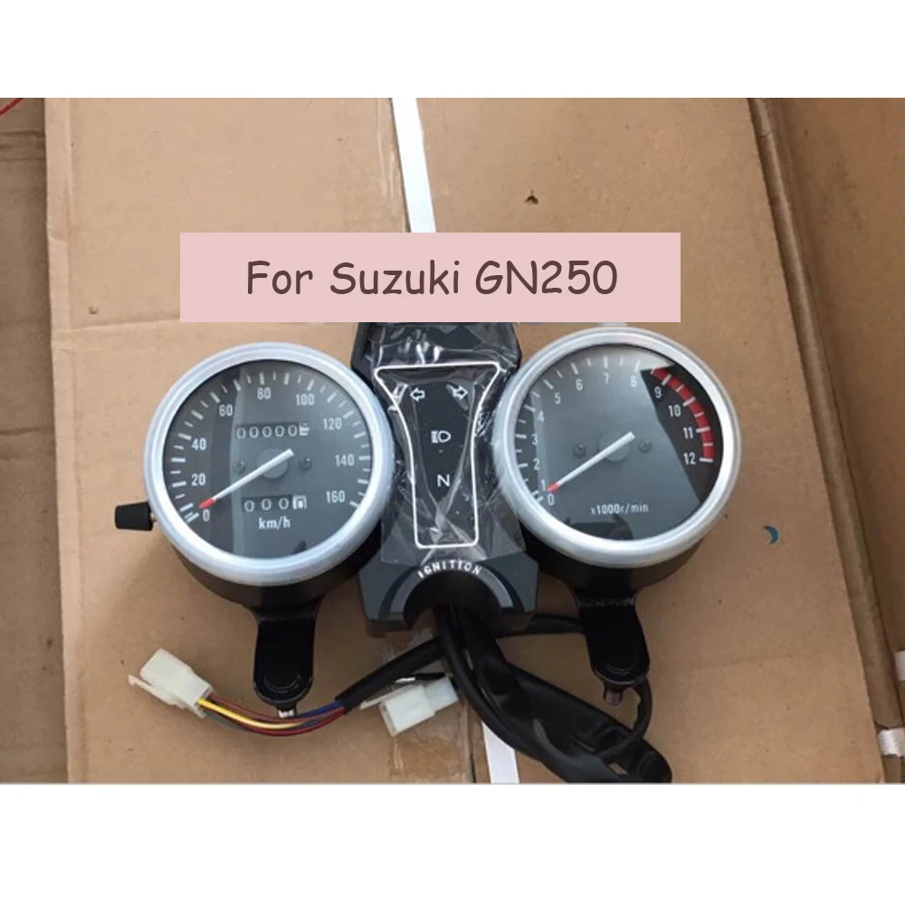 Тахометр для Suzuki GN250 Электрический тахометр одометр мотоцикла спидометр в сборе