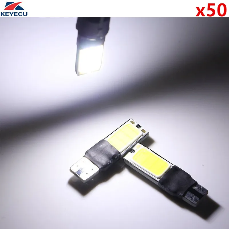 KEYECU 50 шт. белые 44 мм (1 73 дюйма) 12 SMD 1210 3528 чип жесткая петля гирлянда светодиодный