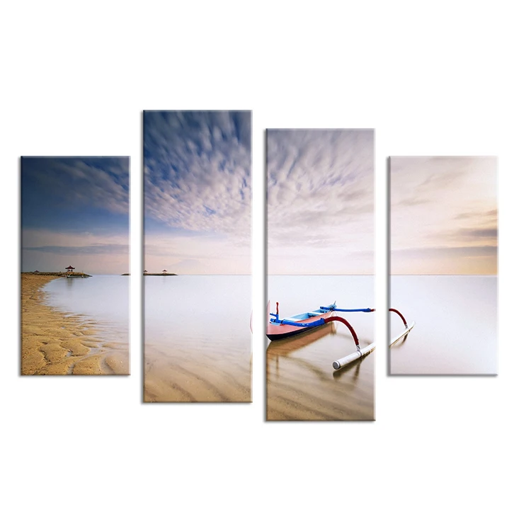 Frameless 4 Panels The Sea Vintage Wall Painting Printed Irregular Picture Home Decoration For Living Room
Frameless 4 Panels The Sea Vintage Wall Painting Printed Irregular Picture Home Decoration For Living Room