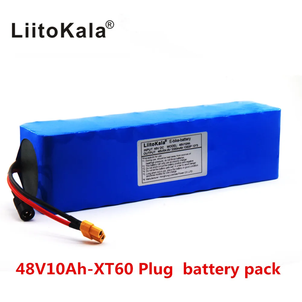 NEW LiitoKala 48V 10ah 13s3p High Power 18650 Battery Electric Vehicle Electric Motorcycle DIY Battery BMS Protection XT60 Plug
NEW LiitoKala 48V 10ah 13s3p High Power 18650 Battery Electric Vehicle Electric Motorcycle DIY Battery BMS Protection XT60 Plug