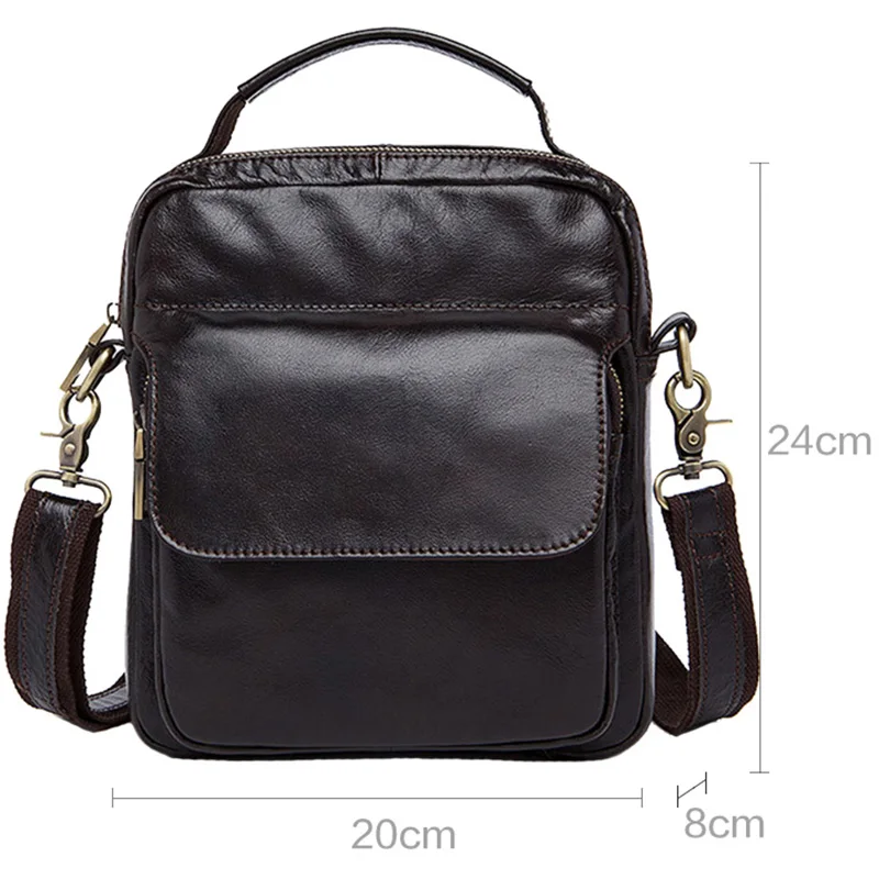 Men'S Messenger Leather Shoulder Bags Genuine Leather Casual Handbags Small Flap Travel Male Bag Men Crossbody Bags Fashion
Men'S Messenger Leather Shoulder Bags Genuine Leather Casual Handbags Small Flap Travel Male Bag Men Crossbody Bags Fashion