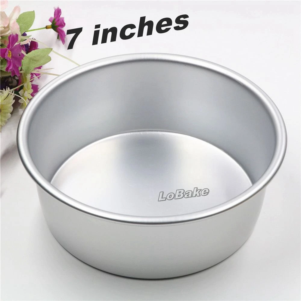 7 inches fixed bottom round anodising aluminium alloy chiffon cake mould bread mold tart toast moulds DIY bakery deko
7 inches fixed bottom round anodising aluminium alloy chiffon cake mould bread mold tart toast moulds DIY bakery deko