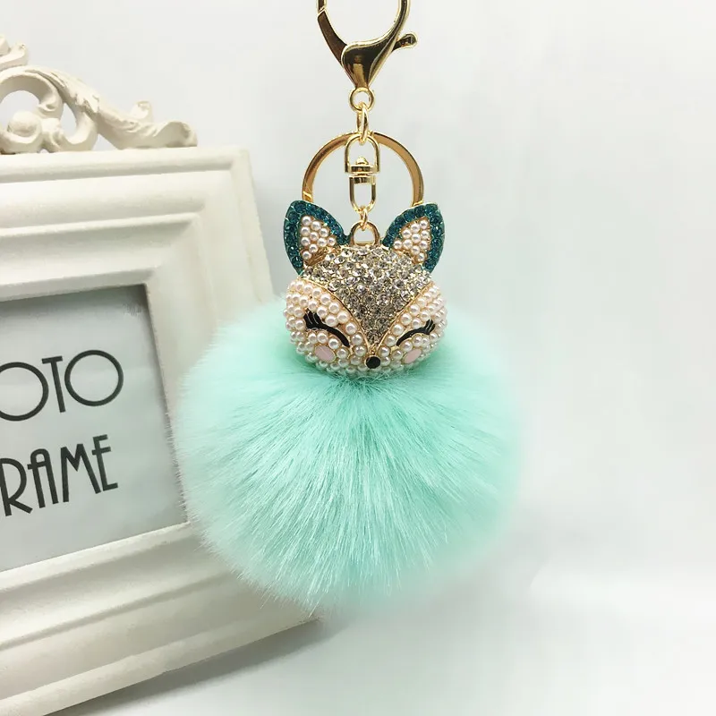 Hot Sale Faux Fox Fur Ball Plush Keychain Car Key Chain for Women Bag Pendant Jewelwry
Hot Sale Faux Fox Fur Ball Plush Keychain Car Key Chain for Women Bag Pendant Jewelwry