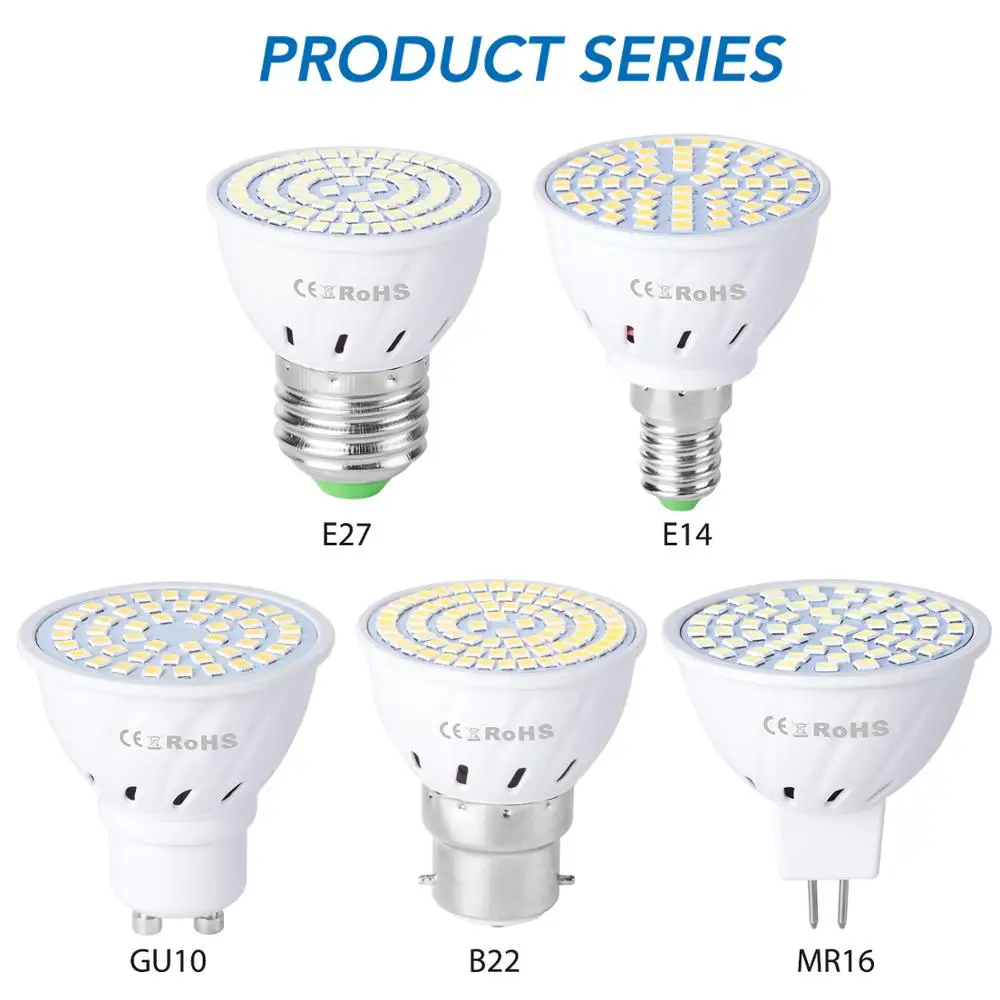 8pcs/Pack Led MR16 Spotlight E27 LED Lamp 220V LED Bulb 5W 7W 9W GU10 Spot Light Corn Bulb E14 Indoor Decoration Ampoule Led B22
8pcs/Pack Led MR16 Spotlight E27 LED Lamp 220V LED Bulb 5W 7W 9W GU10 Spot Light Corn Bulb E14 Indoor Decoration Ampoule Led B22