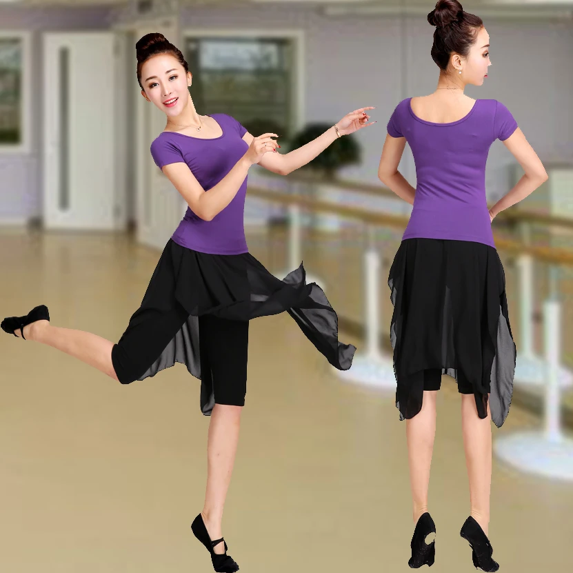 Modern Latin dance square dance clothing new Lycra cotton round neck dance clothing chiffon mesh skirt set
Modern Latin dance square dance clothing new Lycra cotton round neck dance clothing chiffon mesh skirt set