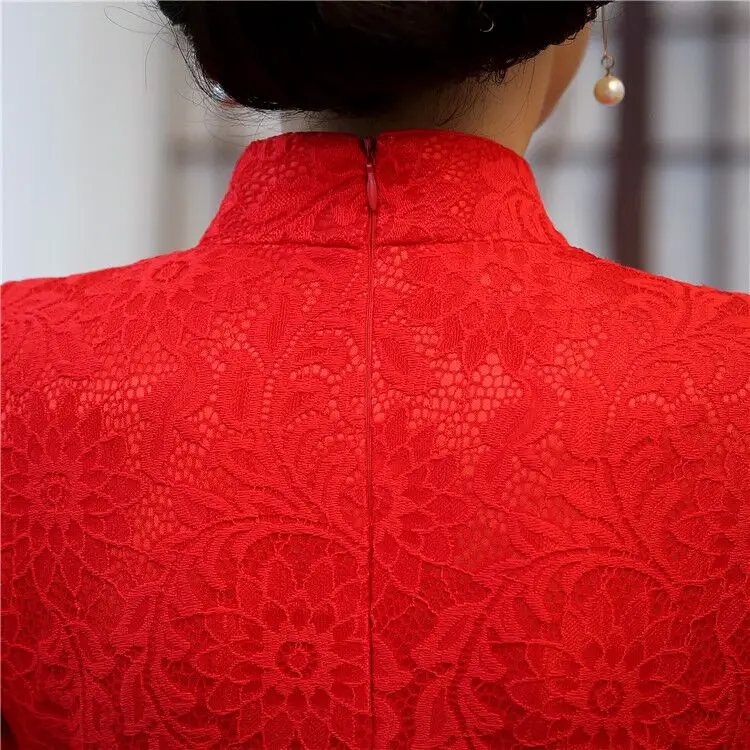 New Arrival Lace Long Cheongsam Red Fashion Chinese Women's Dress Elegant Qipao Vestidos Size S M L XL XXL XXXL 27564A
New Arrival Lace Long Cheongsam Red Fashion Chinese Women's Dress Elegant Qipao Vestidos Size S M L XL XXL XXXL 27564A