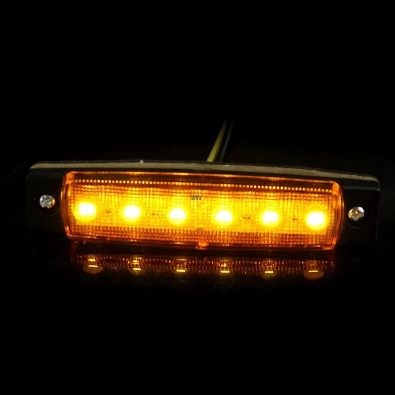 1Pair Yellow 6 LED Bus Van Boat Truck Trailer Side Marker Tail Light Lamp Amber 12V Auto Bulbs
1Pair Yellow 6 LED Bus Van Boat Truck Trailer Side Marker Tail Light Lamp Amber 12V Auto Bulbs
