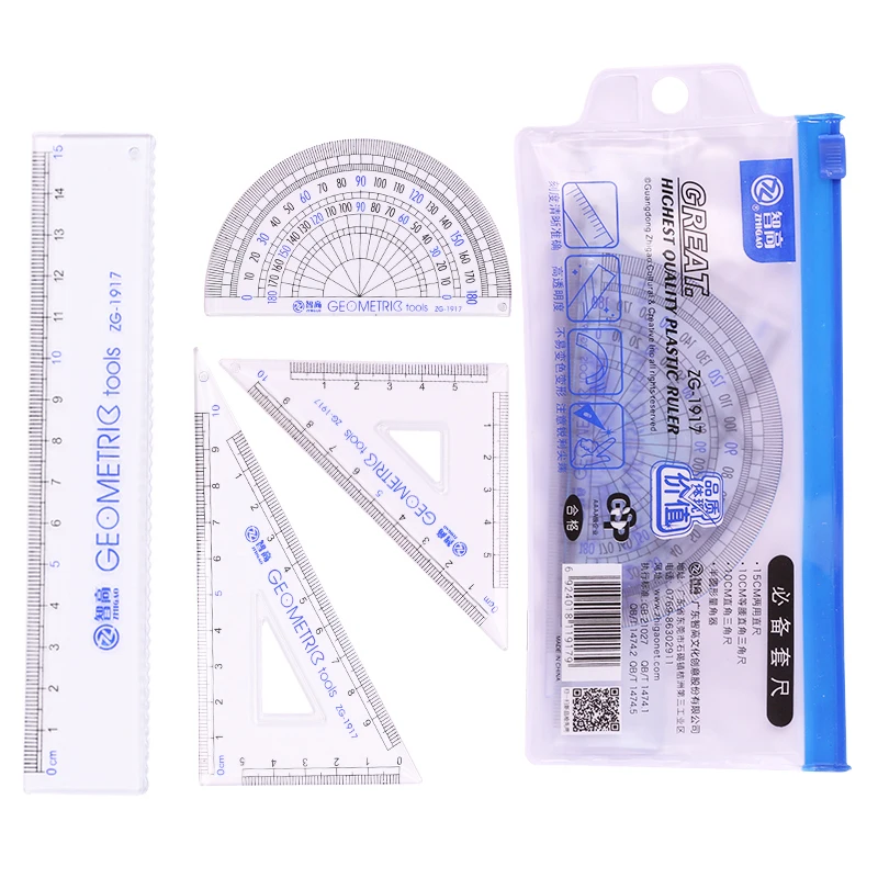 A set of rulers school ruler Geometry set stationery Ruler compass for drawing for school Supplies protractor mathematical set
A set of rulers school ruler Geometry set stationery Ruler compass for drawing for school Supplies protractor mathematical set