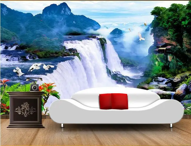 3d обои на заказ, нетканые 3d обои для комнаты, Большой водопад, Декорации для телевизора, настенные фрески, фото, 3d Настенные обои
3d обои на заказ, нетканые 3d обои для комнаты, Большой водопад, Декорации для телевизора, настенные фрески, фото, 3d Настенные обои