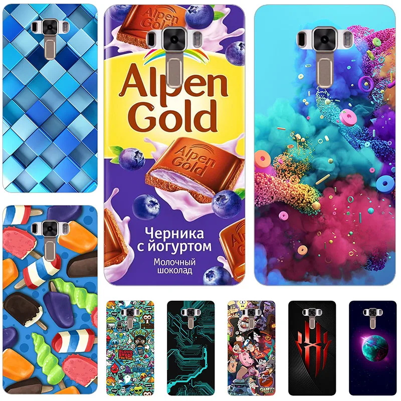 Чехол для Asus Zenfone 3 Laser ZC551KL пластиковая задняя крышка чехол с рисунком