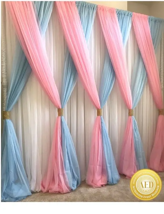 3M x 6M Pink with sky blue Luxury Wedding Backdrop Stage Curtain Wedding Decoration
3M x 6M Pink with sky blue Luxury Wedding Backdrop Stage Curtain Wedding Decoration
