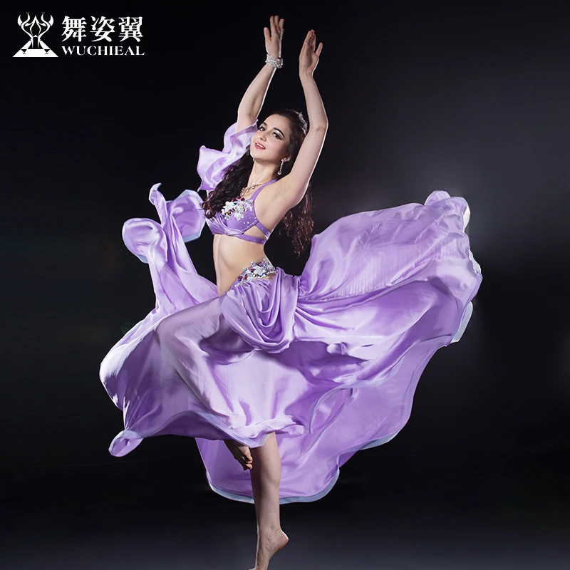 2016 Wuchieal Brand Women Silk High Grade Bellydance Costumes 2018 New Woman Belly Dance Performance Top Bra+skirt Suits 2631
2016 Wuchieal Brand Women Silk High Grade Bellydance Costumes 2018 New Woman Belly Dance Performance Top Bra+skirt Suits 2631