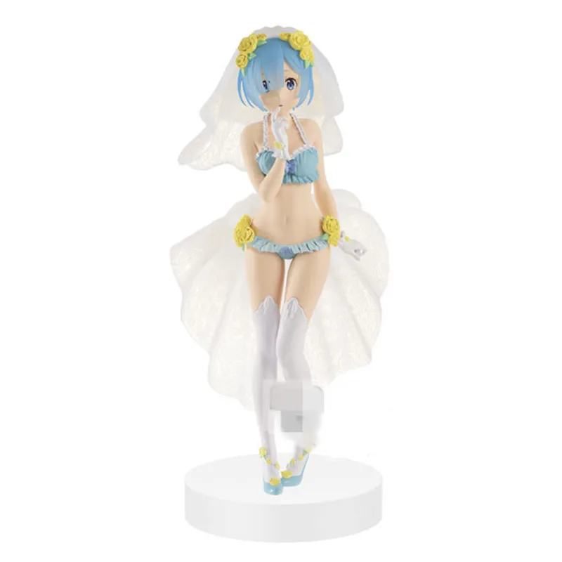 22cm Anime Re:Life in a different world from zero figures wedding dress Rem PVC action figure collection model toys
22cm Anime Re:Life in a different world from zero figures wedding dress Rem PVC action figure collection model toys
